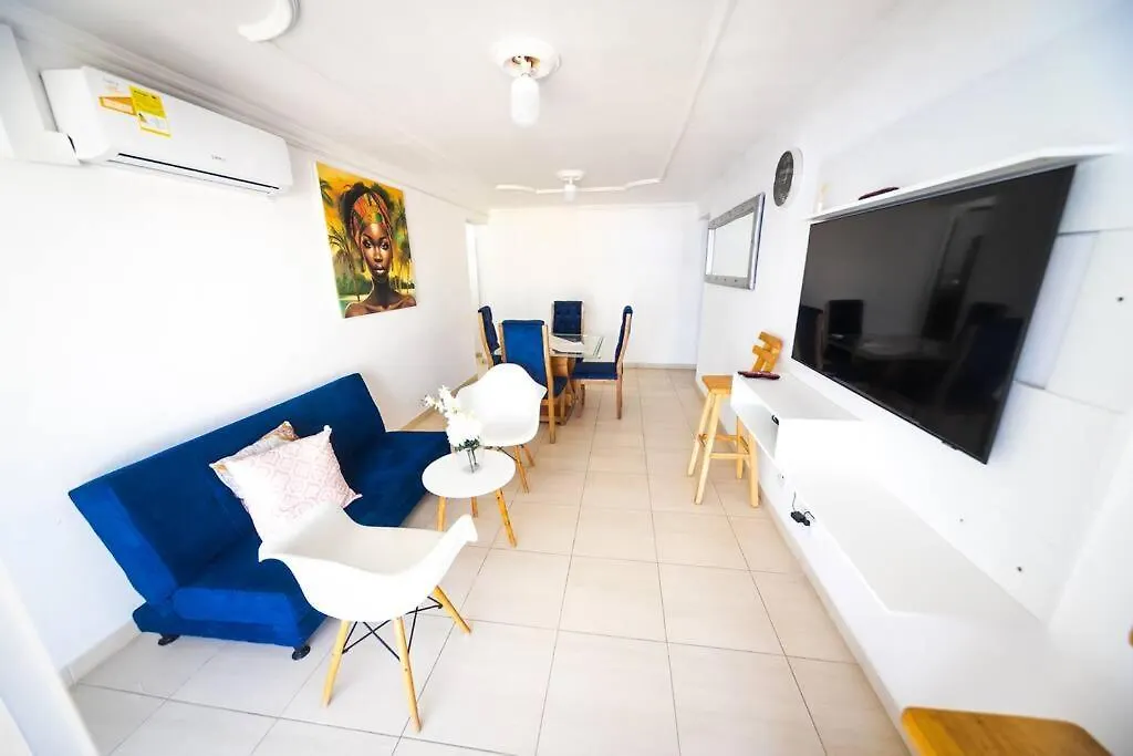 El Bendecido. Amplio Apartamento Entero Con Excelente Ubicacion Y Parqueadero Privado Gratis Las 24 Horas. Apartment Cartagena Colombia
